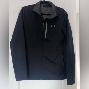 Black Fitted UA Coat, Size Medium
